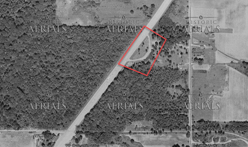 Undetermined Sawyer Motel - 1955 Aerial (newer photo)